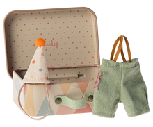 Load image into Gallery viewer, Maileg Clown Clothes in Suitcase, Little Brother or Sister Mouse