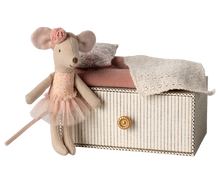 Load image into Gallery viewer, Maileg Dancing Mouse In Daybed | Little Sister