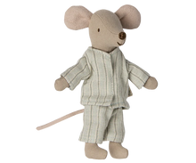 Load image into Gallery viewer, Stuffed mouse toy wearing a striped outfit on a white background