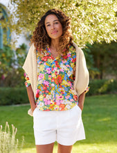 Load image into Gallery viewer, Frank &amp; Eileen | Eileen Relaxed Button-Up Shirt Made With Liberty Fabric Black Multicolor Floralk
