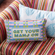 Load image into Gallery viewer, Furbish Studio Get Your Mahj On Needlepoint Pillow