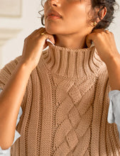 Load image into Gallery viewer, Frank &amp; Eileen Cotswolds Vest Cable Knit Vest | Camel