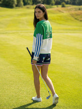 Load image into Gallery viewer, Vilagallo Navy Blue Golf Print Shorts