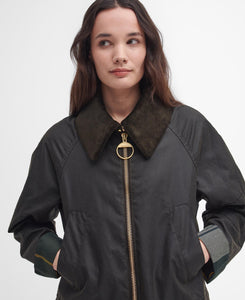 Barbour Women's Allerston Waxed Jacket | Olive