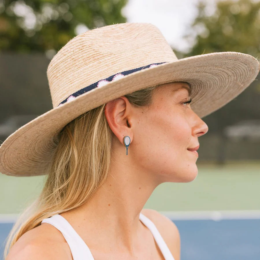 イヤリング TATIANA Silver 925 Kitty Step Earrings EC3129 Small Hibiscus Flower .925 Sterling Silver Earrings