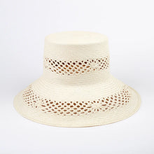 Load image into Gallery viewer, Panama Bucket Hat Rosie Crochet | Natural