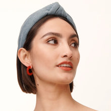 Load image into Gallery viewer, Lele Sadoughi Light Denim Knotted Headband