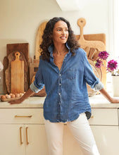 Load image into Gallery viewer, Frank &amp; Eileen | Eileen Relaxed Famous Denim Button Up Vintage Stonewash Denimm