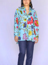Load image into Gallery viewer, Fiona Flora Tunic Top | Aqua