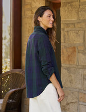 Load image into Gallery viewer, Frank &amp; Eileen | Eileen Relaxed Button-Up Shirt | Navy &amp; Green Large Plaid Italian Flannel