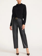 Load image into Gallery viewer, Brochu Walker The Morten Funnel Neck Cashmere Pullover | Black Onyx