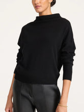 Load image into Gallery viewer, Brochu Walker The Morten Funnel Neck Cashmere Pullover | Black Onyx