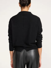 Load image into Gallery viewer, Brochu Walker The Morten Funnel Neck Cashmere Pullover | Black Onyx