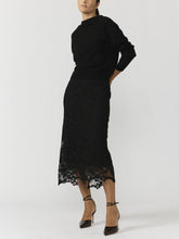 Load image into Gallery viewer, Brochu Walker The Morten Funnel Neck Cashmere Pullover | Black Onyx