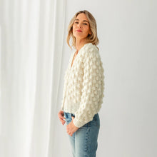 Load image into Gallery viewer, Michele &amp; Hoven Cami Cardigan | White