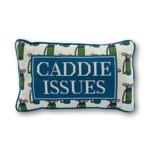 Load image into Gallery viewer, Caddie Issues Golf Needlepoint Pillow