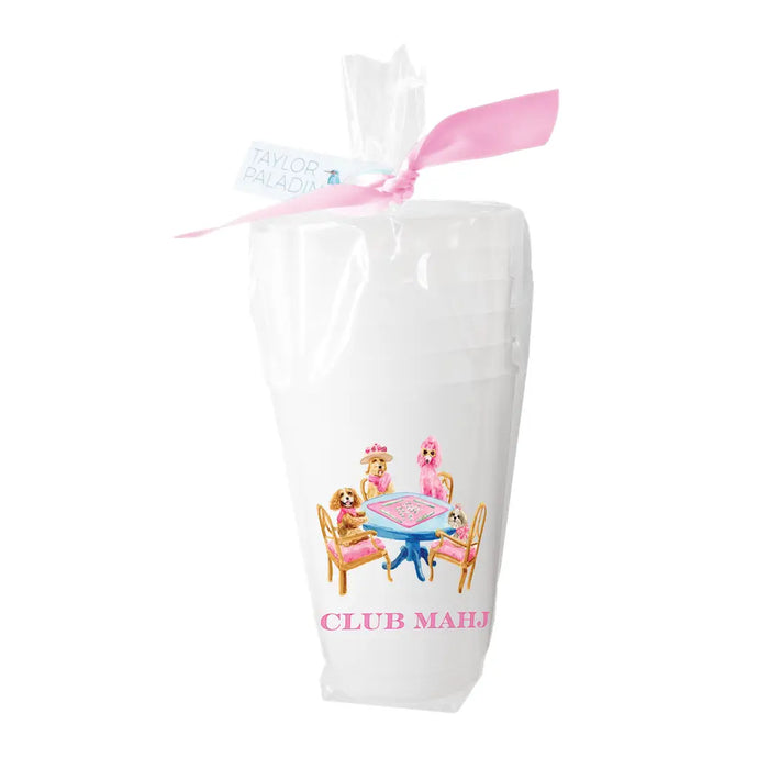 Mahjong Dogs Roadie Cups | Set Of 6