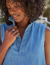 Load image into Gallery viewer, Frank &amp; Eileen Lily Maxi Polo Dress | Vintage Stonewashed Indigo
