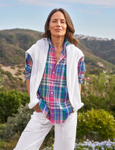 Load image into Gallery viewer, FINAL SALE Frank &amp; Eileen Relaxed | Eileen Button-Up Shirt | Green and Pink with Blue Madras Plaid
