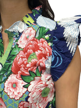 Load image into Gallery viewer, Crane Chinoiserie Shirt Dress | Navy