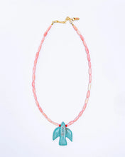 Load image into Gallery viewer, Gather Goods Turquoise Thunderbird Necklace