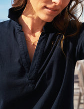 Load image into Gallery viewer, Frank &amp; Eileen Emma Popover Henley Maxi Dress | British Royal Navy
