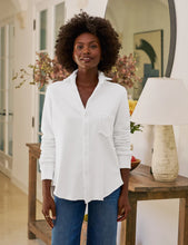 Load image into Gallery viewer, Frank &amp; Eileen | Eileen Sweatshirt Button-Up White