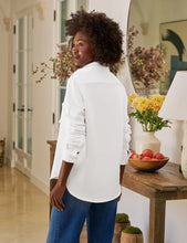 Load image into Gallery viewer, Frank &amp; Eileen | Eileen Sweatshirt Button-Up White