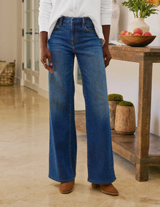 Frank & Eileen Galway 31" Full-Length Wide-Leg Jean | 1999 Wash