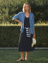 Load image into Gallery viewer, Frank &amp; Eileen Dylan Scoop Neck Maxi Dress | British Royal Navy