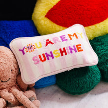 Load image into Gallery viewer, Furbish Studio You Are My Sunshine Mini Needlepoint Pillow