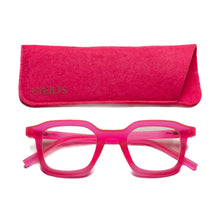 Load image into Gallery viewer, Eyejets Neon Pink Blue Light Reading Glasses