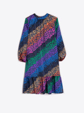 Load image into Gallery viewer, Vilagallo Lina Multicolored Leopard Dress