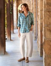 Load image into Gallery viewer, Frank &amp; Eileen | Eileen Relaxed Button Up Shirt | Green and Pink with Blue Plaid Flannel