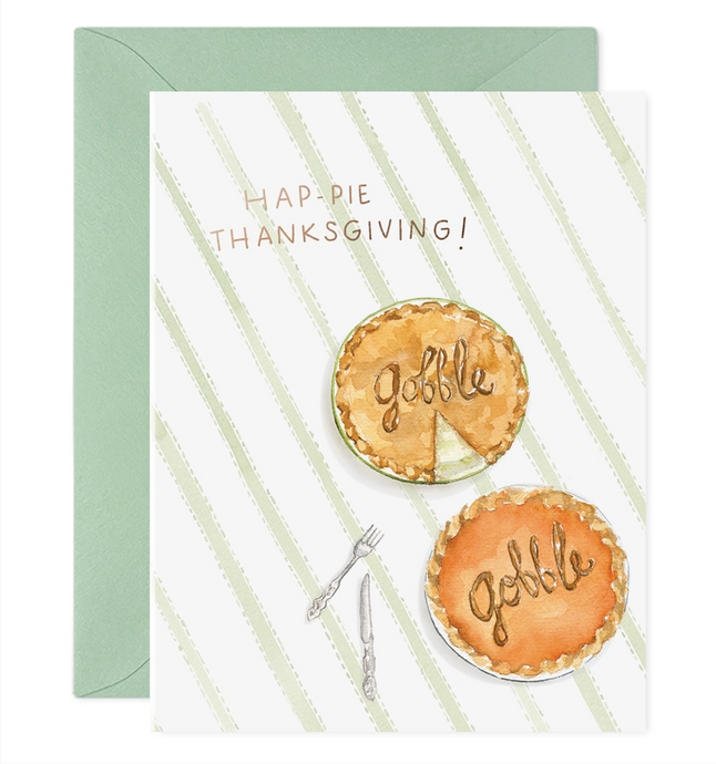Thanksgiving Pie Card