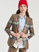 Load image into Gallery viewer, Vilagallo Brown Checked Jacket