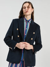 Load image into Gallery viewer, Vilagallo Double Breasted Navy Jacket