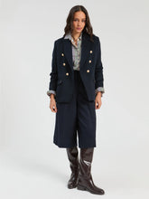 Load image into Gallery viewer, Vilagallo Double Breasted Navy Jacket