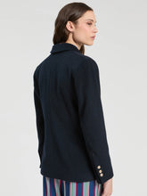Load image into Gallery viewer, Vilagallo Double Breasted Navy Jacket