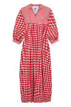 Load image into Gallery viewer, Maison Marigold Taj Maxi Dress | Red Gingham