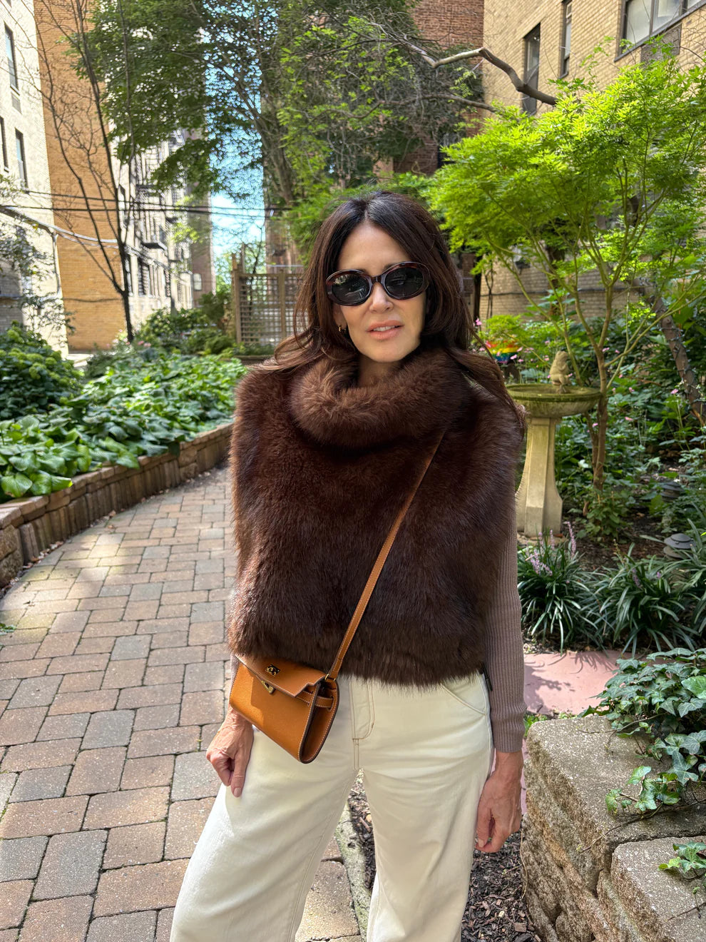 Jocelyn Sabrina Faux Mink Pullover Vest