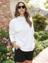 Load image into Gallery viewer, Frank &amp; Eileen Effie Funnel Neck Capelet | White