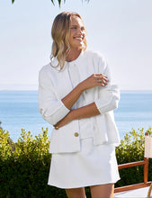 Load image into Gallery viewer, Frank &amp; Eileen Montecito Crew Neck Cardigan | White