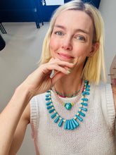 Load image into Gallery viewer, Gather Goods Graduated Turquoise Necklace