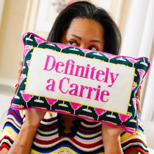Load image into Gallery viewer, Definitely A Carrie SATC Needlepoint Pillow