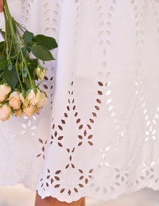 Frank & Eileen Grace Dress | Eyelet Midi Dress