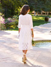 Load image into Gallery viewer, Frank &amp; Eileen Grace Dress | Eyelet Midi Dress