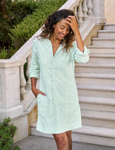 Load image into Gallery viewer, FINAL SALE Frank &amp; Eileen Ireland Dress Utility Dress | Lime StripeI