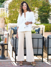 Load image into Gallery viewer, Frank &amp; Eileen Montecito Crew Neck Cardigan | White