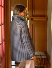 Load image into Gallery viewer, Frank &amp; Eileen Cotswolds Cable Knit Cardigan | Elephant